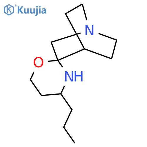 4'-propyl-4-azaspirobicyclo2.2.2octane-2,2'-1,3oxazinane structure