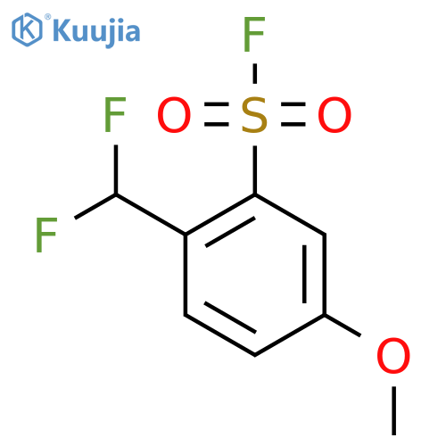 2-(difluoromethyl)-5-methoxybenzene-1-sulfonyl fluoride structure