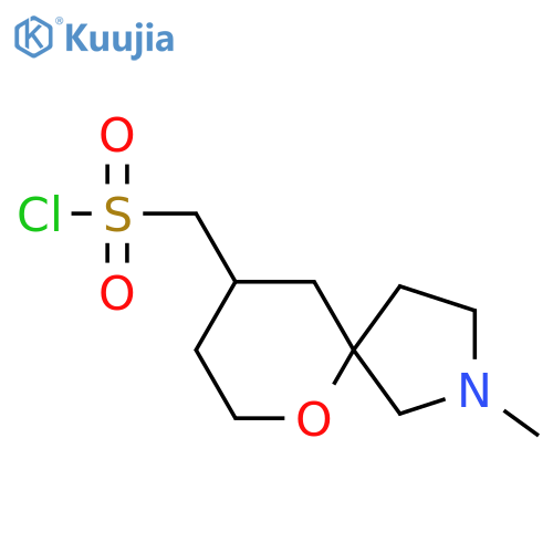 {2-methyl-6-oxa-2-azaspiro4.5decan-9-yl}methanesulfonyl chloride structure
