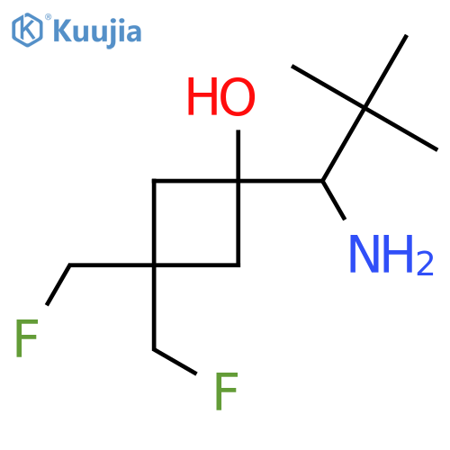 1-(1-Amino-2,2-dimethylpropyl)-3,3-bis(fluoromethyl)cyclobutan-1-ol structure