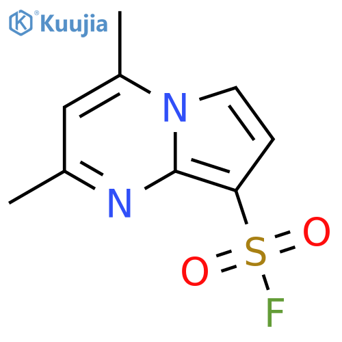 2,4-dimethylpyrrolo1,2-apyrimidine-8-sulfonyl fluoride structure