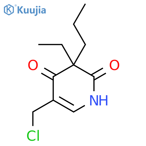 5-(chloromethyl)-3-ethyl-3-propyl-1,2,3,4-tetrahydropyridine-2,4-dione structure