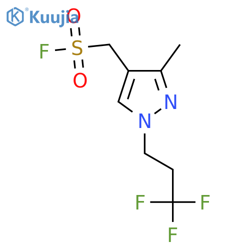 3-methyl-1-(3,3,3-trifluoropropyl)-1H-pyrazol-4-ylmethanesulfonyl fluoride structure