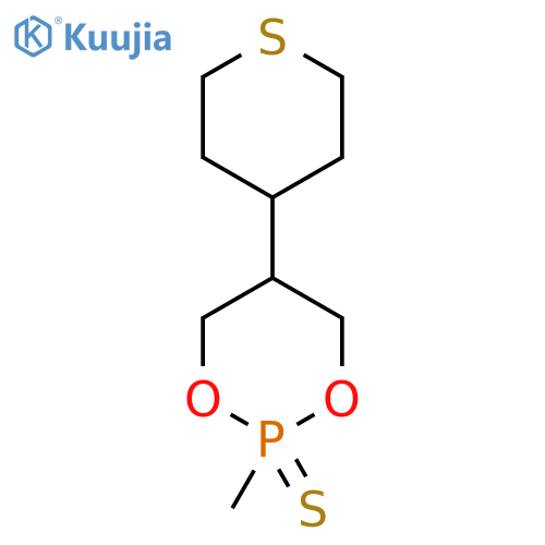 2-Methyl-5-(thian-4-yl)-1,3,2lambda5-dioxaphosphinane-2-thione structure