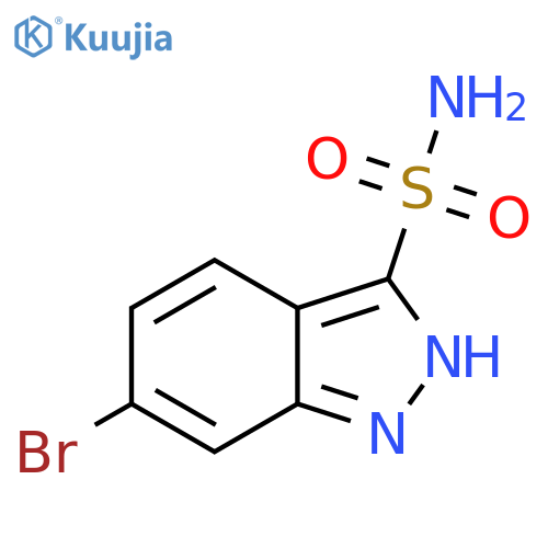 6-bromo-1H-indazole-3-sulfonamide structure