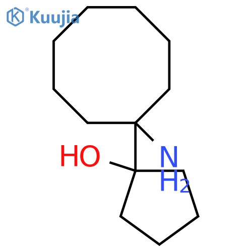 1-(1-aminocyclooctyl)cyclopentan-1-ol structure