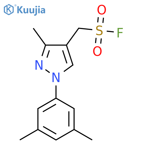1-(3,5-dimethylphenyl)-3-methyl-1H-pyrazol-4-ylmethanesulfonyl fluoride structure