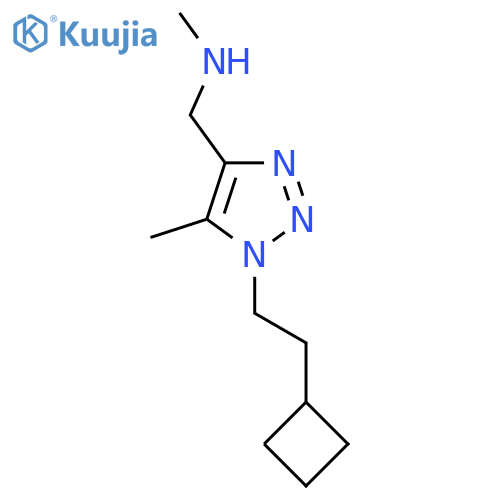 {1-(2-cyclobutylethyl)-5-methyl-1H-1,2,3-triazol-4-ylmethyl}(methyl)amine structure