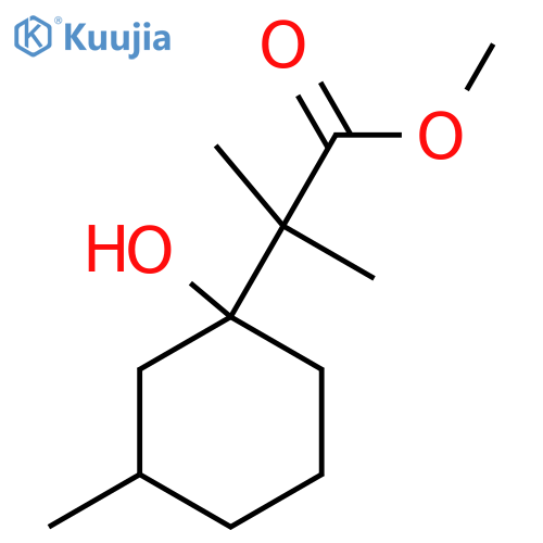 methyl 2-(1-hydroxy-3-methylcyclohexyl)-2-methylpropanoate structure