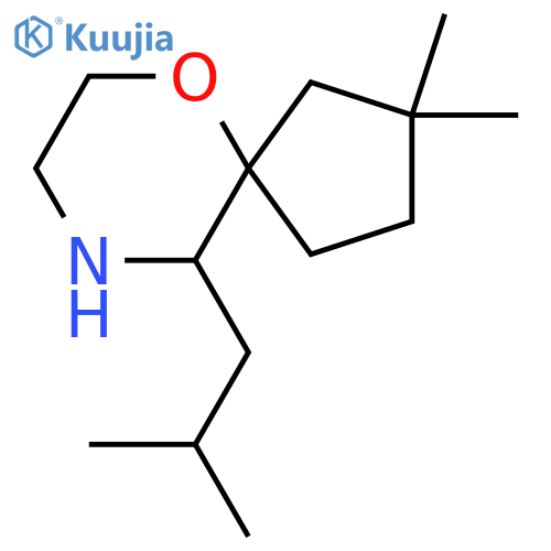2,2-dimethyl-10-(2-methylpropyl)-6-oxa-9-azaspiro4.5decane structure