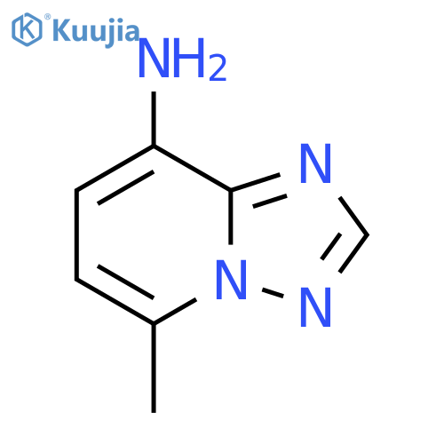 5-methyl-1,2,4triazolo1,5-apyridin-8-amine structure