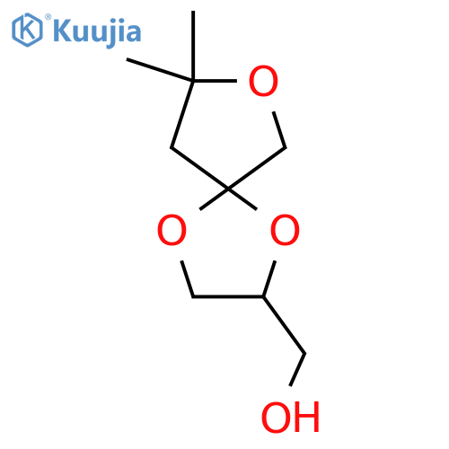 {8,8-dimethyl-1,4,7-trioxaspiro4.4nonan-2-yl}methanol structure