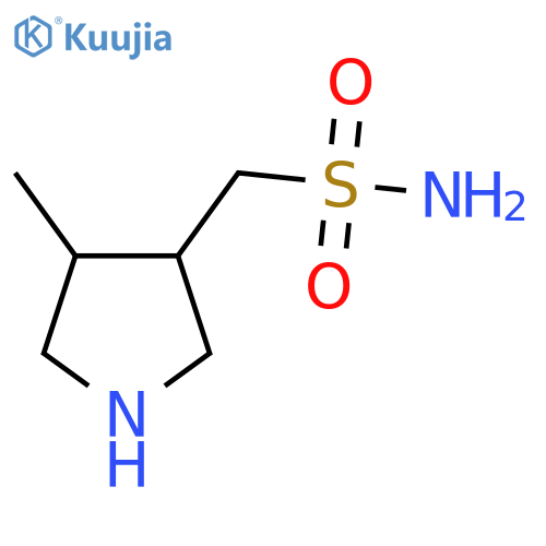(4-Methylpyrrolidin-3-yl)methanesulfonamide structure