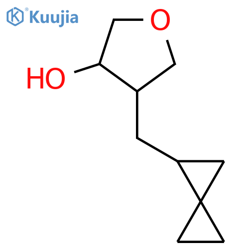 4-({spiro2.2pentan-1-yl}methyl)oxolan-3-ol structure