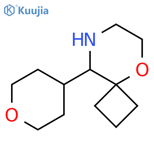 9-(oxan-4-yl)-5-oxa-8-azaspiro3.5nonane structure