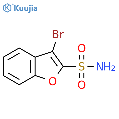3-bromo-1-benzofuran-2-sulfonamide structure