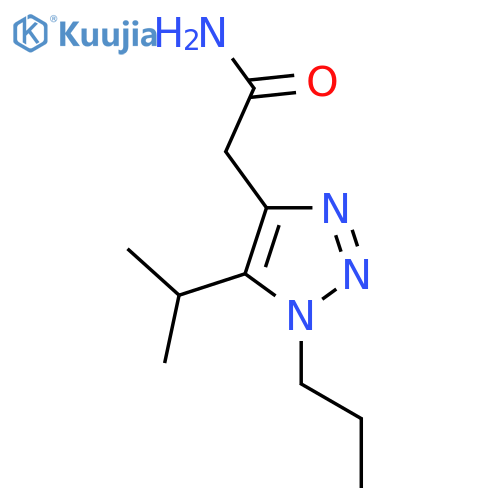 2-5-(propan-2-yl)-1-propyl-1H-1,2,3-triazol-4-ylacetamide structure