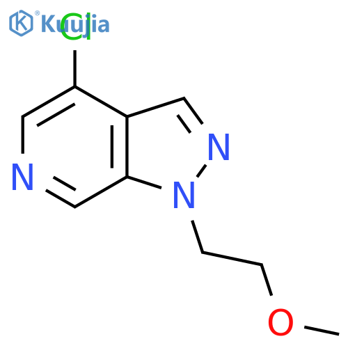 4-chloro-1-(2-methoxyethyl)-1H-pyrazolo3,4-cpyridine structure