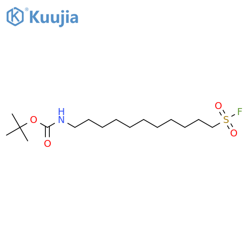 tert-butyl N-11-(fluorosulfonyl)undecylcarbamate structure