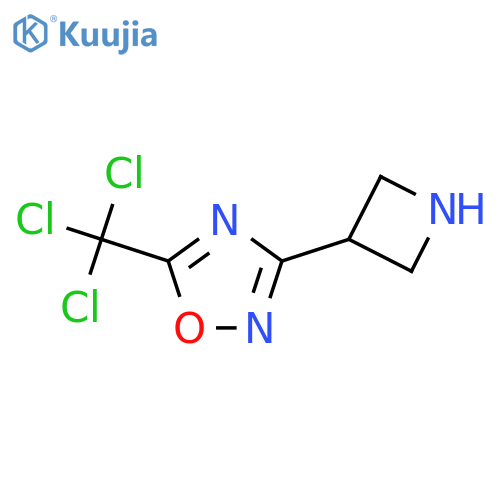 3-(azetidin-3-yl)-5-(trichloromethyl)-1,2,4-oxadiazole structure