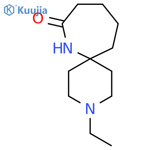 3-ethyl-3,7-diazaspiro5.6dodecan-8-one structure