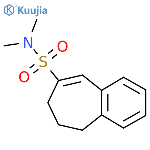 N,N-dimethyl-6,7-dihydro-5H-benzo7annulene-8-sulfonamide structure
