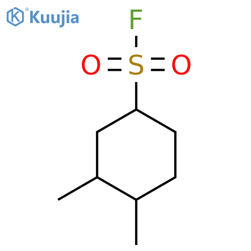 3,4-dimethylcyclohexane-1-sulfonyl fluoride structure