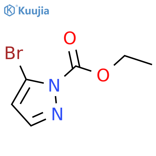 ethyl 5-bromo-1H-pyrazole-1-carboxylate structure