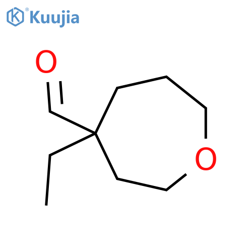 4-ethyloxepane-4-carbaldehyde structure