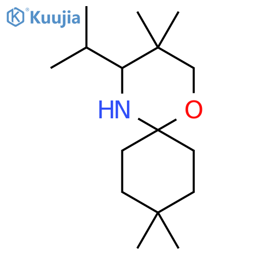3,3,9,9-tetramethyl-4-(propan-2-yl)-1-oxa-5-azaspiro5.5undecane structure