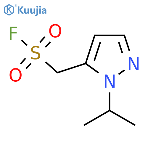 1-(propan-2-yl)-1H-pyrazol-5-ylmethanesulfonyl fluoride structure