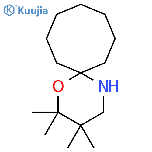 2,2,3,3-tetramethyl-1-oxa-5-azaspiro5.7tridecane structure