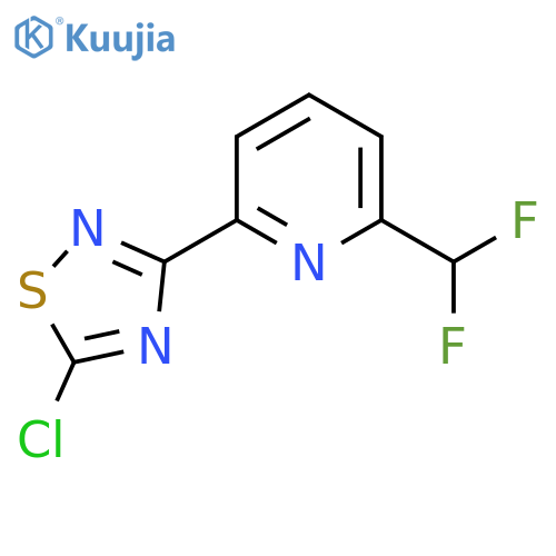 2-(5-chloro-1,2,4-thiadiazol-3-yl)-6-(difluoromethyl)pyridine structure
