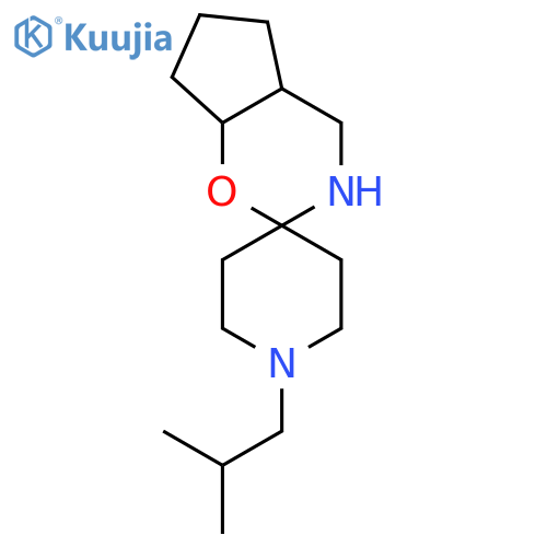 1'-(2-methylpropyl)-hexahydro-3H-spirocyclopentae1,3oxazine-2,4'-piperidine structure