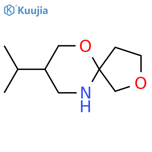 8-(propan-2-yl)-2,6-dioxa-10-azaspiro4.5decane structure
