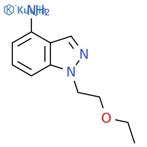 1-(2-ethoxyethyl)-1H-indazol-4-amine structure