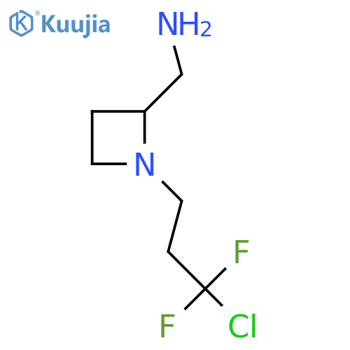 1-(3-chloro-3,3-difluoropropyl)azetidin-2-ylmethanamine structure