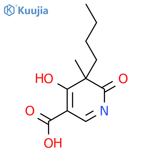 5-butyl-5-methyl-4,6-dioxo-1,4,5,6-tetrahydropyridine-3-carboxylic acid structure