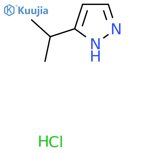 3-(Propan-2-yl)-1H-pyrazole hydrochloride structure