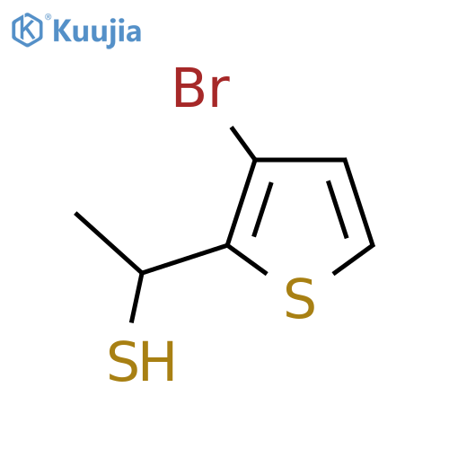 1-(3-bromothiophen-2-yl)ethane-1-thiol structure