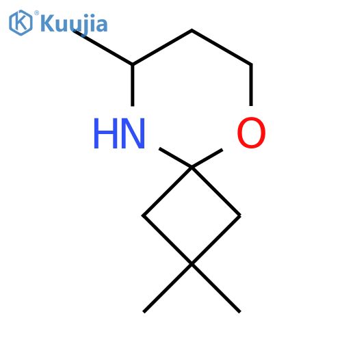 2,2,8-trimethyl-5-oxa-9-azaspiro3.5nonane structure