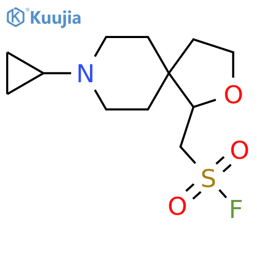 {8-cyclopropyl-2-oxa-8-azaspiro4.5decan-1-yl}methanesulfonyl fluoride structure