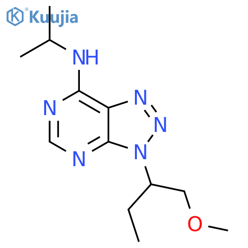 3-(1-methoxybutan-2-yl)-N-(propan-2-yl)-3H-[1,2,3]triazolo[4,5-d]pyrimidin-7-amine structure