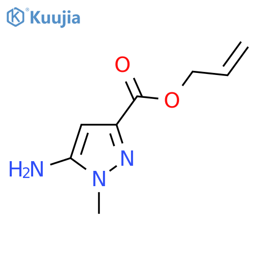 prop-2-en-1-yl 5-amino-1-methyl-1H-pyrazole-3-carboxylate structure