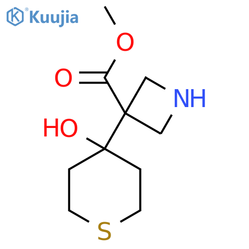 methyl 3-(4-hydroxythian-4-yl)azetidine-3-carboxylate structure