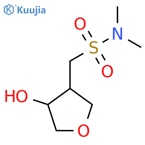 1-(4-hydroxyoxolan-3-yl)-N,N-dimethylmethanesulfonamide structure