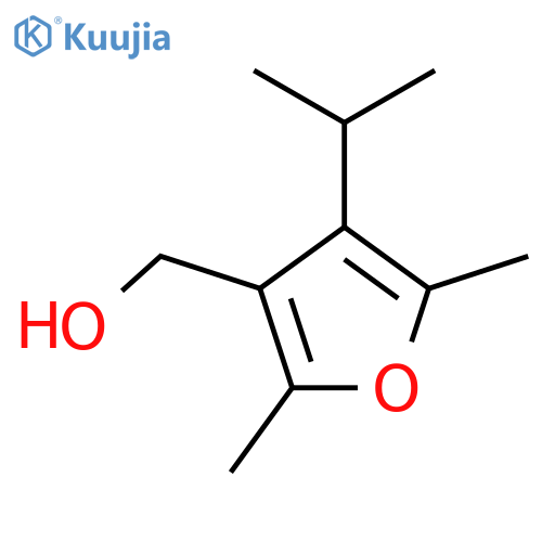 2,5-dimethyl-4-(propan-2-yl)furan-3-ylmethanol structure