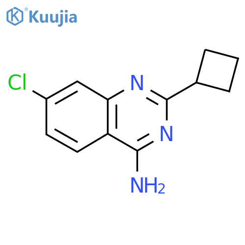 7-Chloro-2-cyclobutylquinazolin-4-amine structure