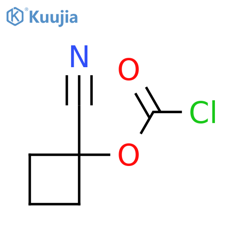1-cyanocyclobutyl chloroformate structure