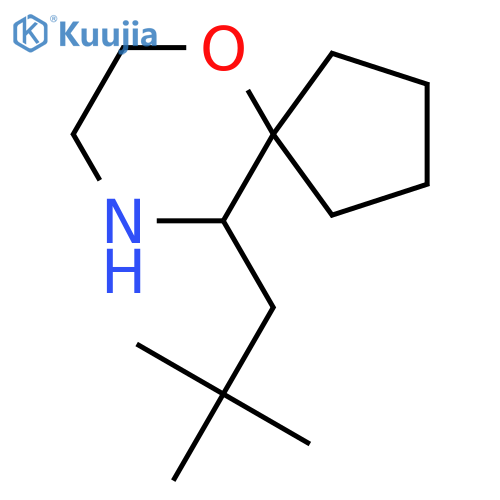10-(2,2-dimethylpropyl)-6-oxa-9-azaspiro4.5decane structure